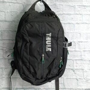 Thule Sweden Stravan  Laptop Backpack Zip Hard Case Glasses Buckle Hiking s12